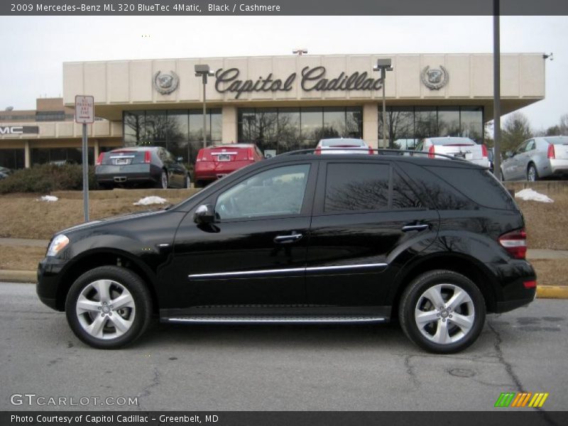 Black / Cashmere 2009 Mercedes-Benz ML 320 BlueTec 4Matic