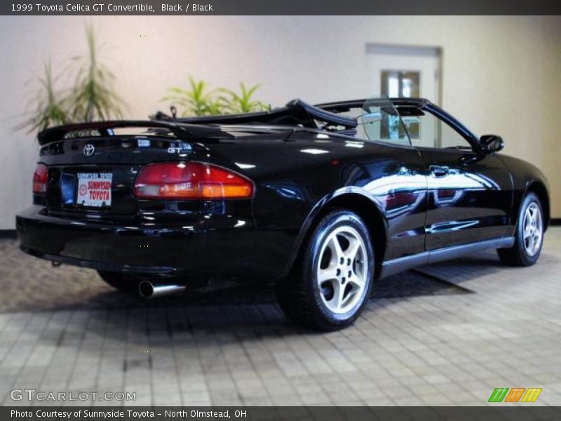 Black / Black 1999 Toyota Celica GT Convertible