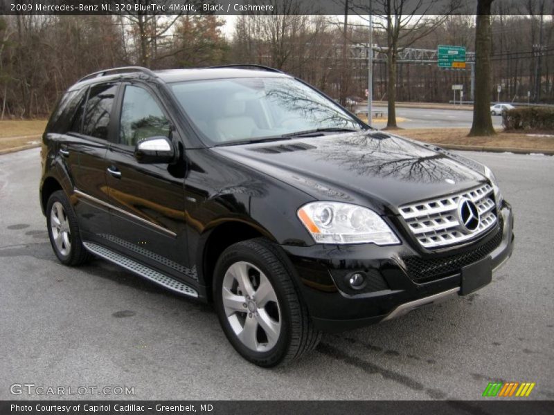 Black / Cashmere 2009 Mercedes-Benz ML 320 BlueTec 4Matic