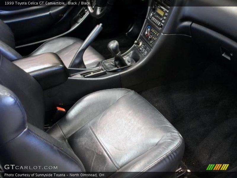  1999 Celica GT Convertible Black Interior
