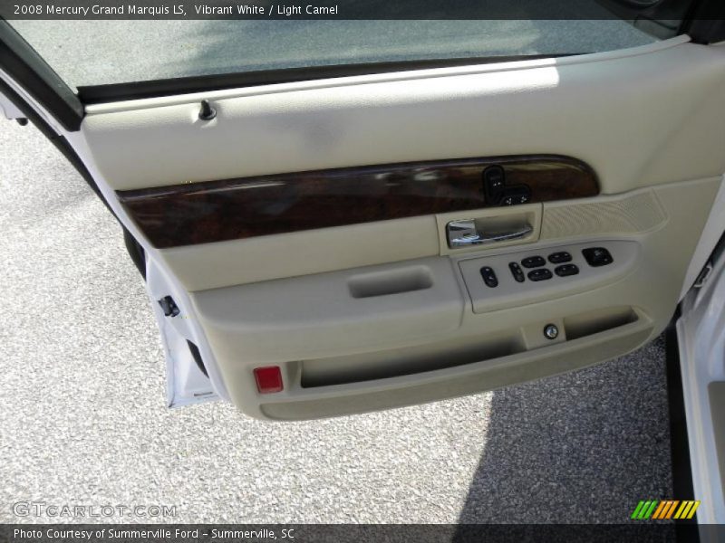 Vibrant White / Light Camel 2008 Mercury Grand Marquis LS
