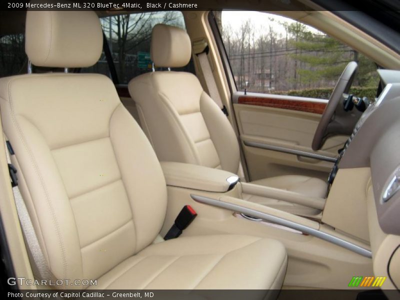  2009 ML 320 BlueTec 4Matic Cashmere Interior