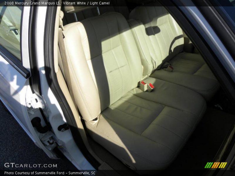 Vibrant White / Light Camel 2008 Mercury Grand Marquis LS