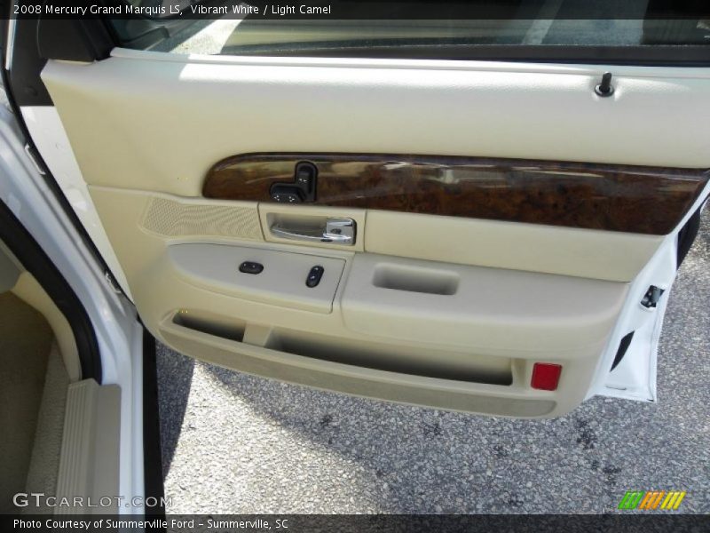 Vibrant White / Light Camel 2008 Mercury Grand Marquis LS