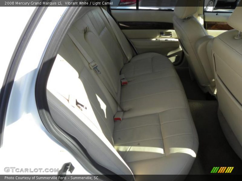 Vibrant White / Light Camel 2008 Mercury Grand Marquis LS