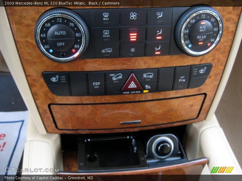 Controls of 2009 ML 320 BlueTec 4Matic