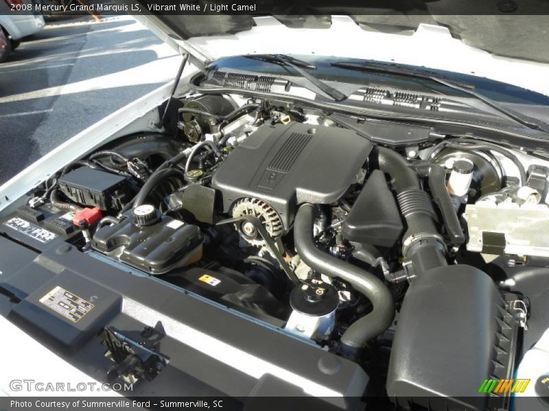 Vibrant White / Light Camel 2008 Mercury Grand Marquis LS