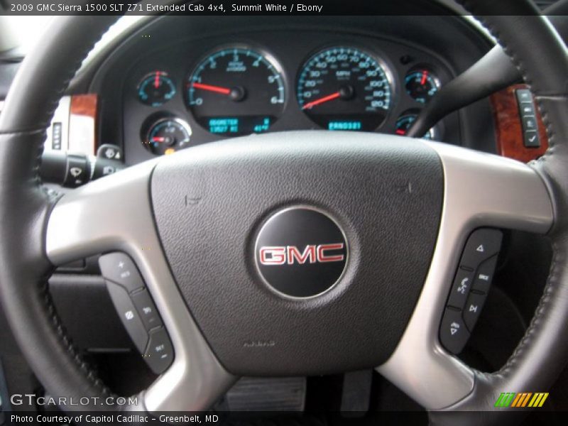  2009 Sierra 1500 SLT Z71 Extended Cab 4x4 Steering Wheel
