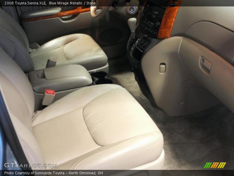 Blue Mirage Metallic / Stone 2008 Toyota Sienna XLE
