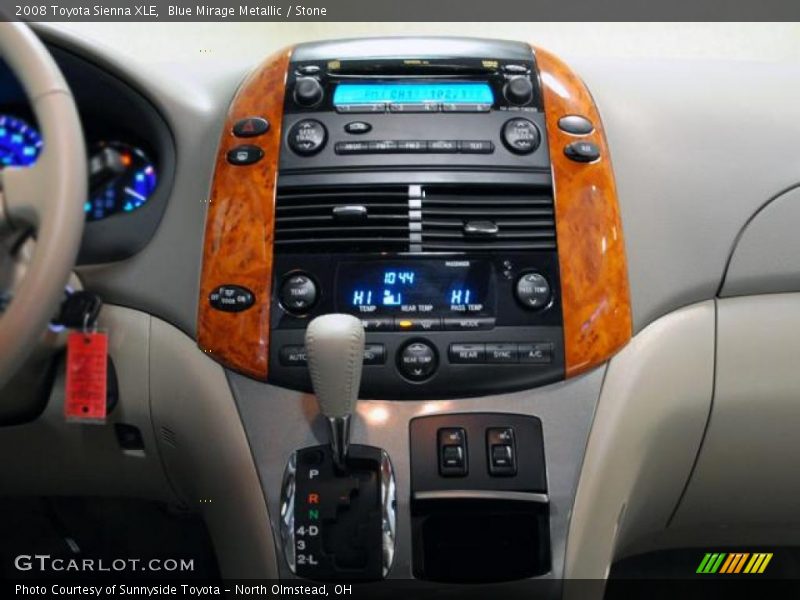 Blue Mirage Metallic / Stone 2008 Toyota Sienna XLE