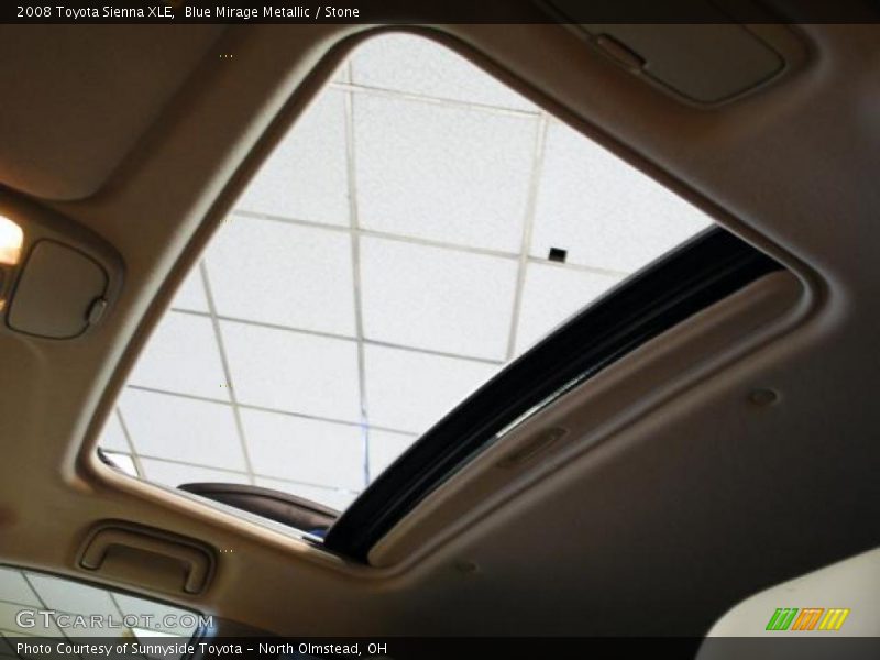 Blue Mirage Metallic / Stone 2008 Toyota Sienna XLE