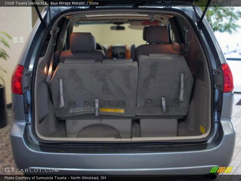 Blue Mirage Metallic / Stone 2008 Toyota Sienna XLE