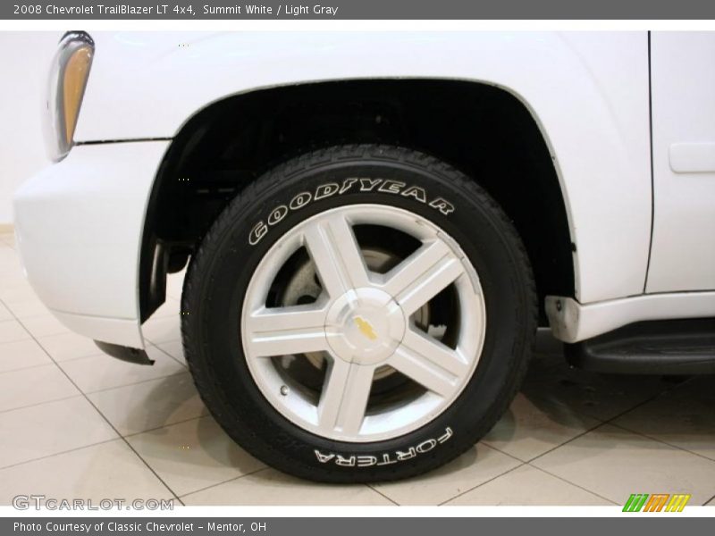 Summit White / Light Gray 2008 Chevrolet TrailBlazer LT 4x4