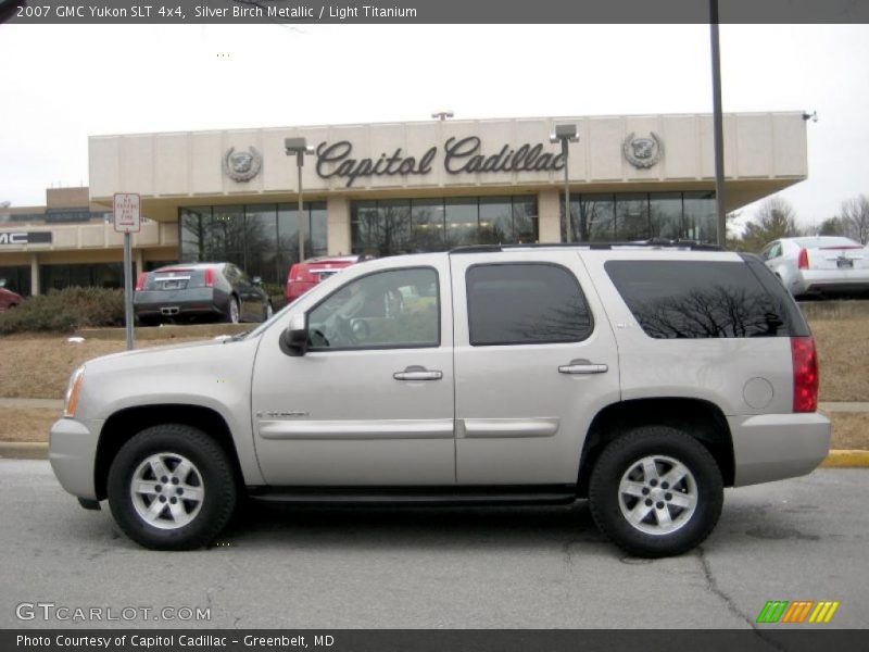 Silver Birch Metallic / Light Titanium 2007 GMC Yukon SLT 4x4