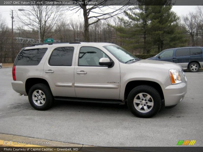 Silver Birch Metallic / Light Titanium 2007 GMC Yukon SLT 4x4