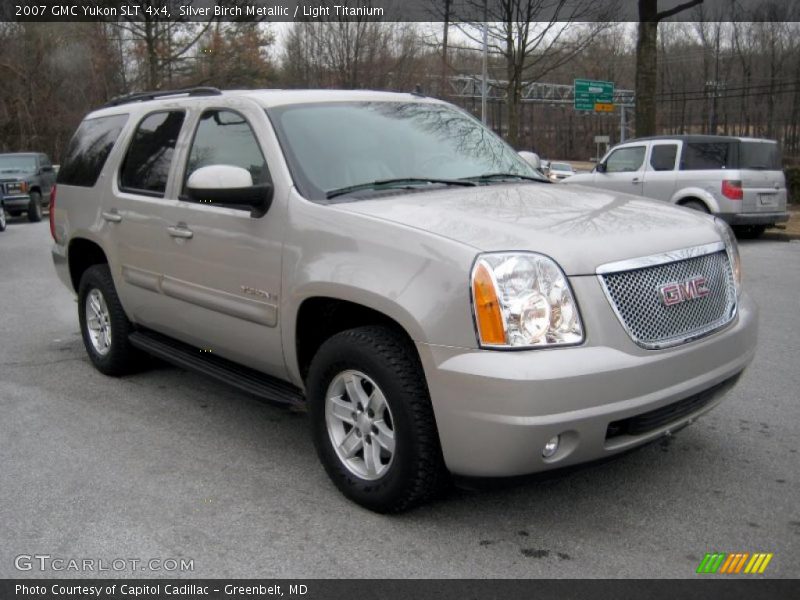 Silver Birch Metallic / Light Titanium 2007 GMC Yukon SLT 4x4