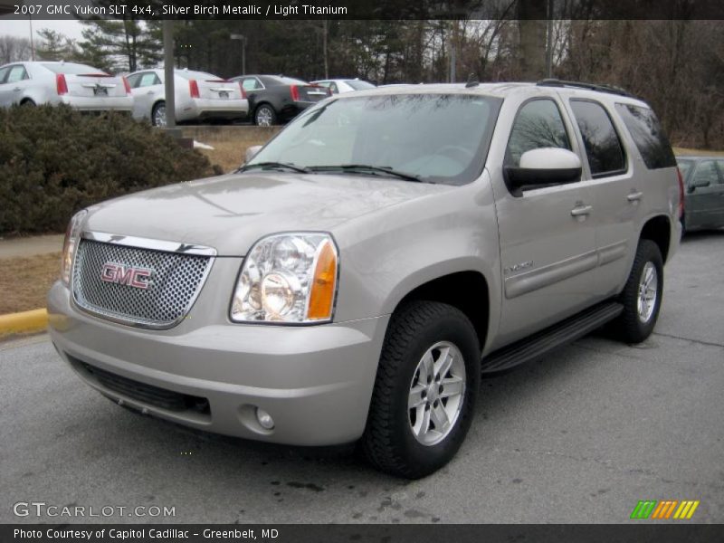 Silver Birch Metallic / Light Titanium 2007 GMC Yukon SLT 4x4
