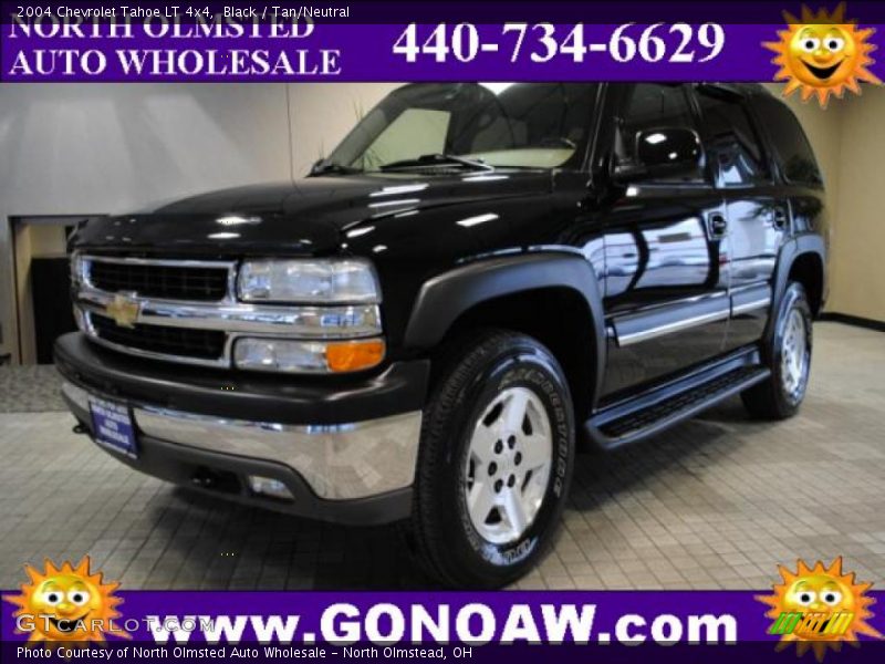 Black / Tan/Neutral 2004 Chevrolet Tahoe LT 4x4