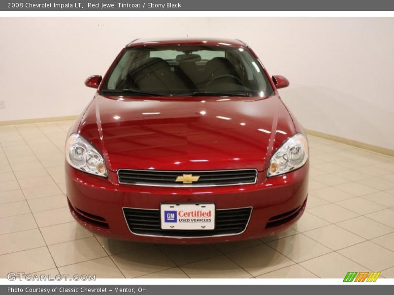 Red Jewel Tintcoat / Ebony Black 2008 Chevrolet Impala LT