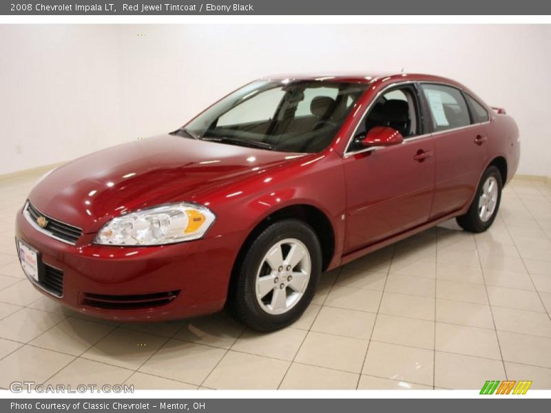 Red Jewel Tintcoat / Ebony Black 2008 Chevrolet Impala LT