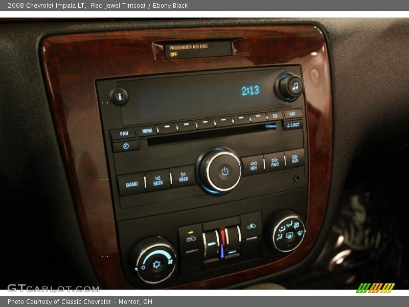 Red Jewel Tintcoat / Ebony Black 2008 Chevrolet Impala LT