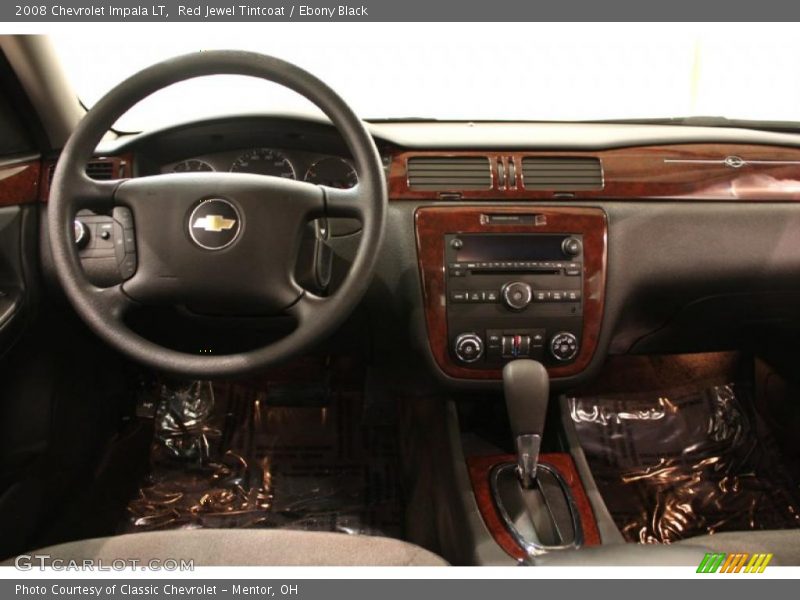 Red Jewel Tintcoat / Ebony Black 2008 Chevrolet Impala LT