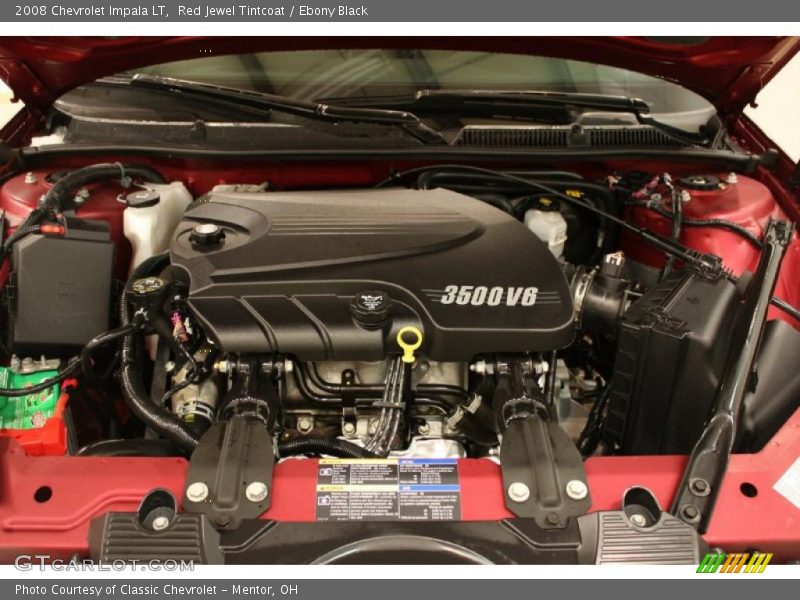 Red Jewel Tintcoat / Ebony Black 2008 Chevrolet Impala LT