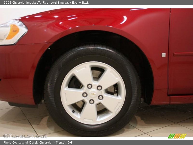 Red Jewel Tintcoat / Ebony Black 2008 Chevrolet Impala LT