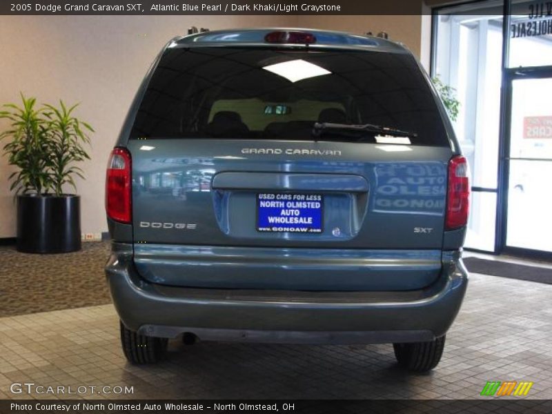 Atlantic Blue Pearl / Dark Khaki/Light Graystone 2005 Dodge Grand Caravan SXT