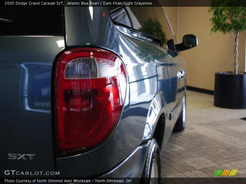 Atlantic Blue Pearl / Dark Khaki/Light Graystone 2005 Dodge Grand Caravan SXT