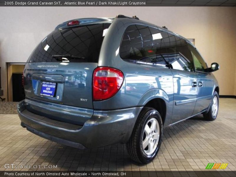 Atlantic Blue Pearl / Dark Khaki/Light Graystone 2005 Dodge Grand Caravan SXT