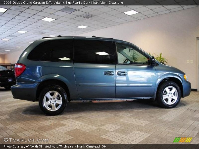 Atlantic Blue Pearl / Dark Khaki/Light Graystone 2005 Dodge Grand Caravan SXT