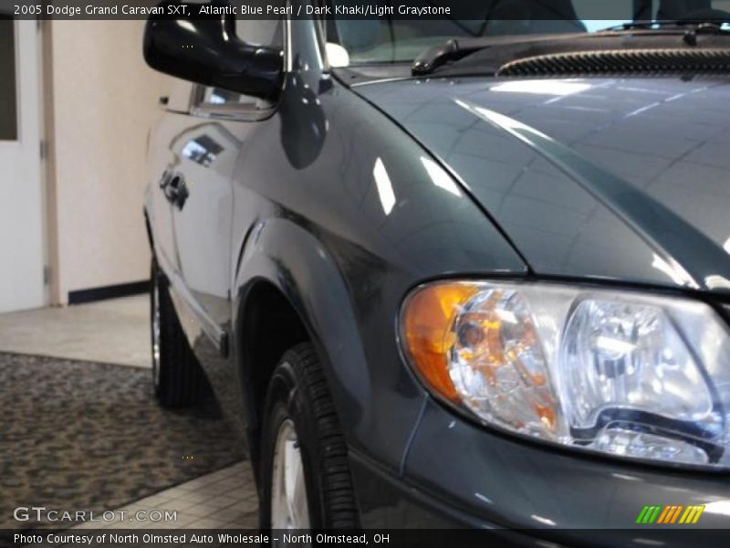 Atlantic Blue Pearl / Dark Khaki/Light Graystone 2005 Dodge Grand Caravan SXT
