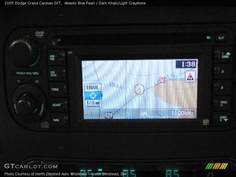 Atlantic Blue Pearl / Dark Khaki/Light Graystone 2005 Dodge Grand Caravan SXT