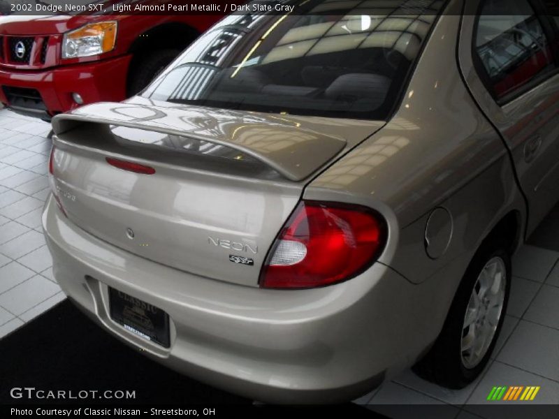 Light Almond Pearl Metallic / Dark Slate Gray 2002 Dodge Neon SXT