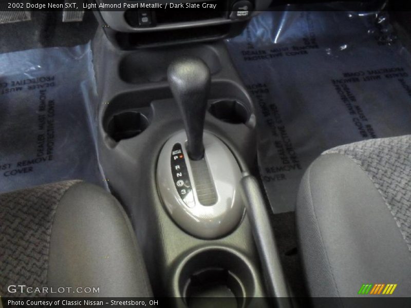 Light Almond Pearl Metallic / Dark Slate Gray 2002 Dodge Neon SXT