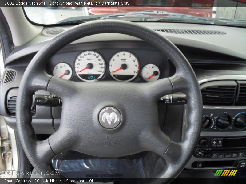 Light Almond Pearl Metallic / Dark Slate Gray 2002 Dodge Neon SXT