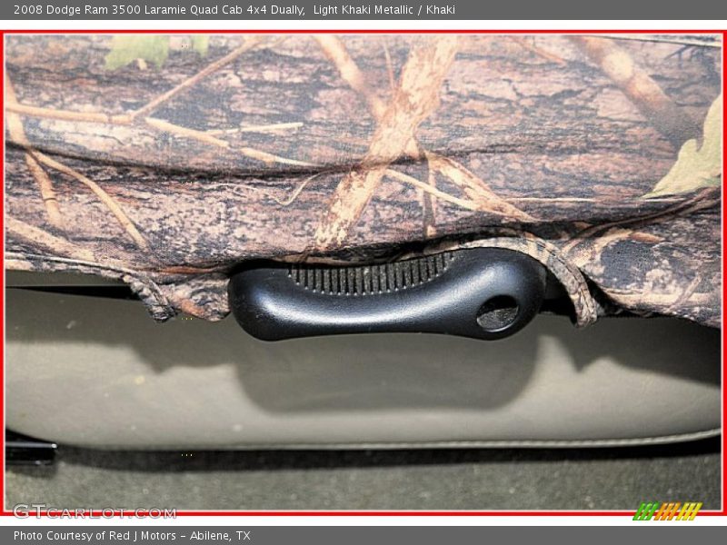 Light Khaki Metallic / Khaki 2008 Dodge Ram 3500 Laramie Quad Cab 4x4 Dually