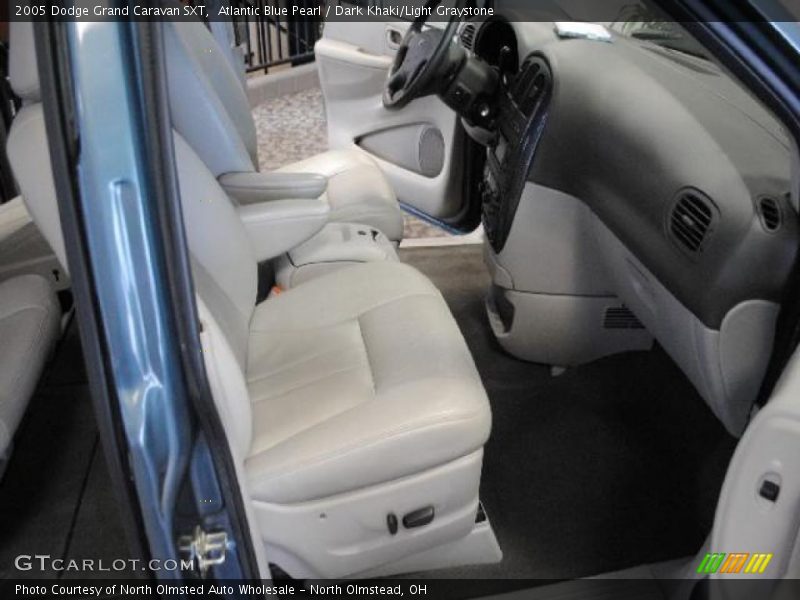 Atlantic Blue Pearl / Dark Khaki/Light Graystone 2005 Dodge Grand Caravan SXT
