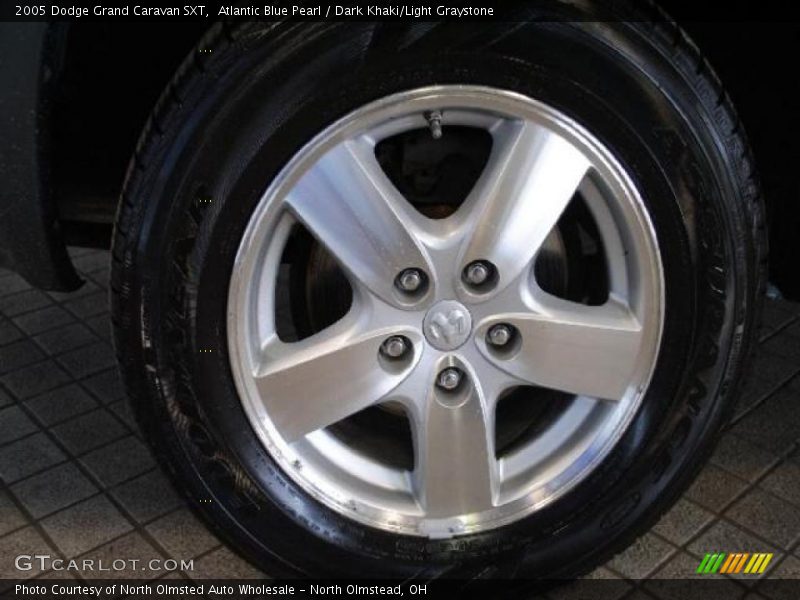 Atlantic Blue Pearl / Dark Khaki/Light Graystone 2005 Dodge Grand Caravan SXT