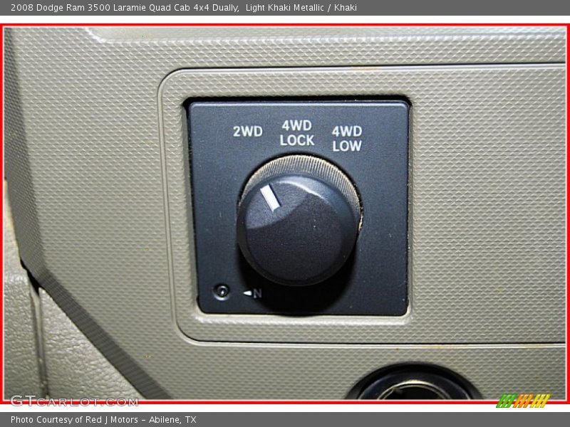 Light Khaki Metallic / Khaki 2008 Dodge Ram 3500 Laramie Quad Cab 4x4 Dually