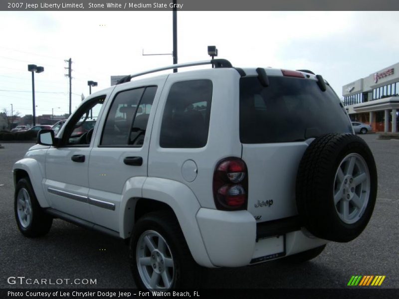 Stone White / Medium Slate Gray 2007 Jeep Liberty Limited