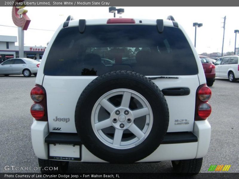 Stone White / Medium Slate Gray 2007 Jeep Liberty Limited
