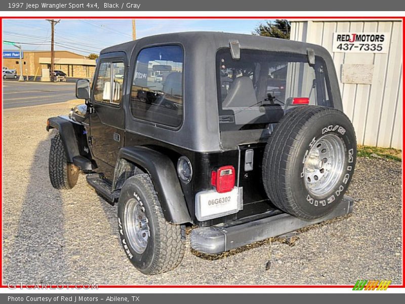 Black / Gray 1997 Jeep Wrangler Sport 4x4