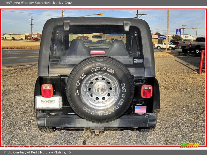 Black / Gray 1997 Jeep Wrangler Sport 4x4