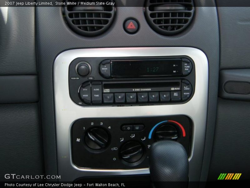 Stone White / Medium Slate Gray 2007 Jeep Liberty Limited