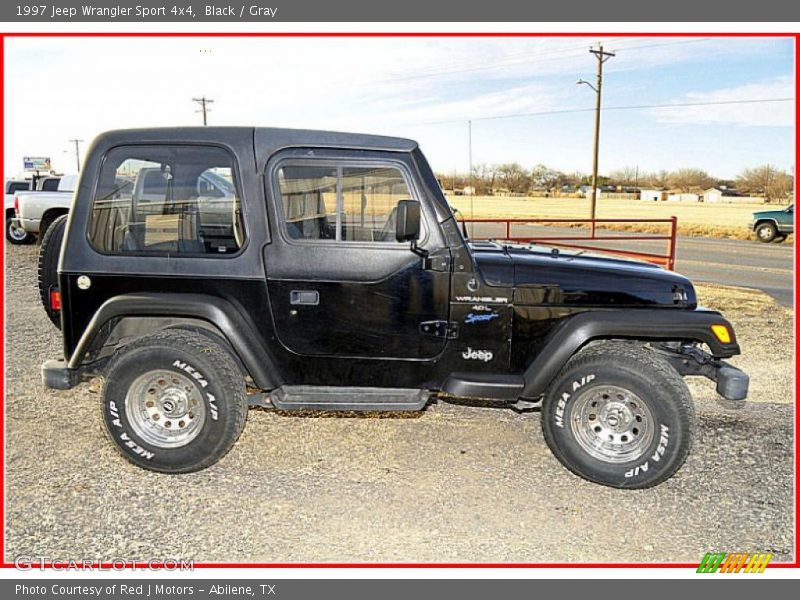 Black / Gray 1997 Jeep Wrangler Sport 4x4