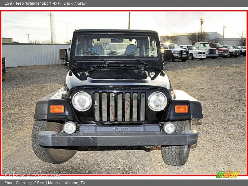 Black / Gray 1997 Jeep Wrangler Sport 4x4