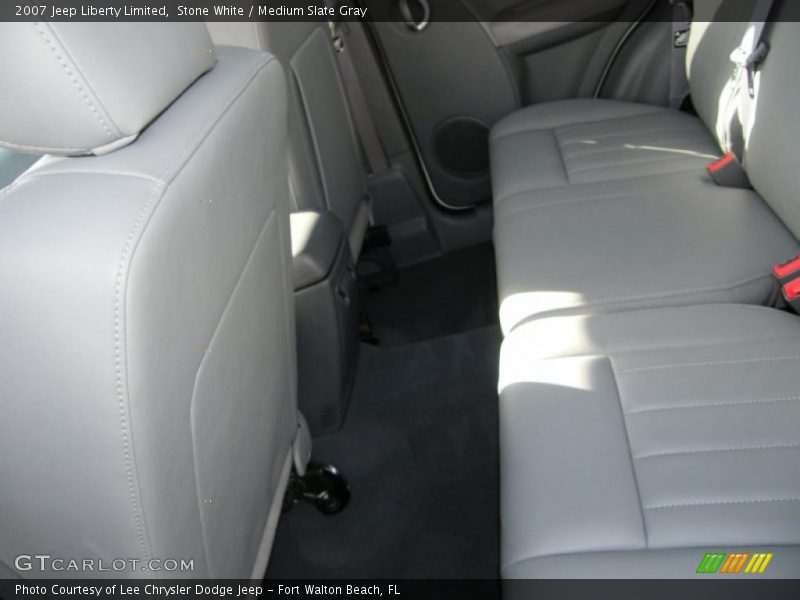 Stone White / Medium Slate Gray 2007 Jeep Liberty Limited