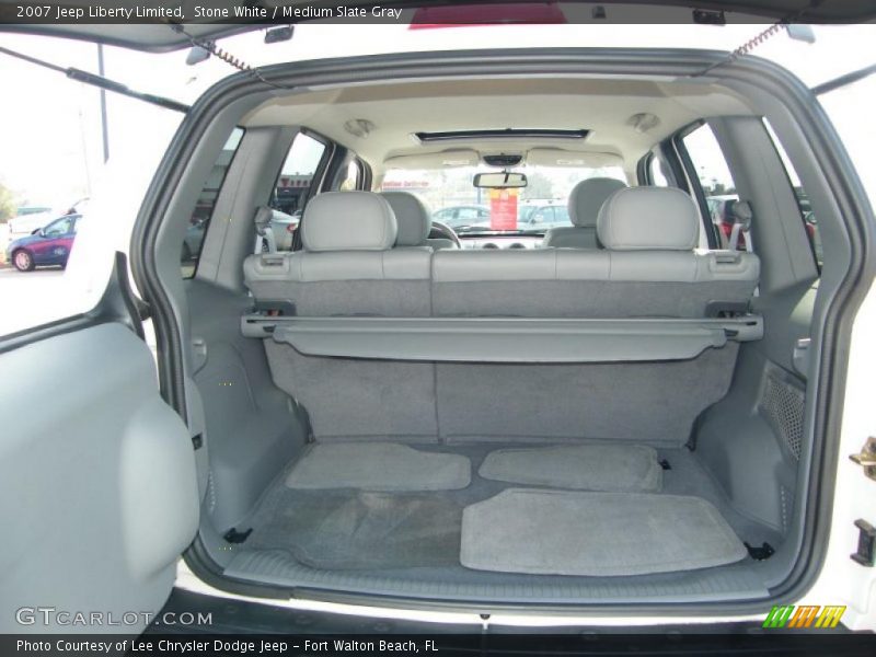 Stone White / Medium Slate Gray 2007 Jeep Liberty Limited